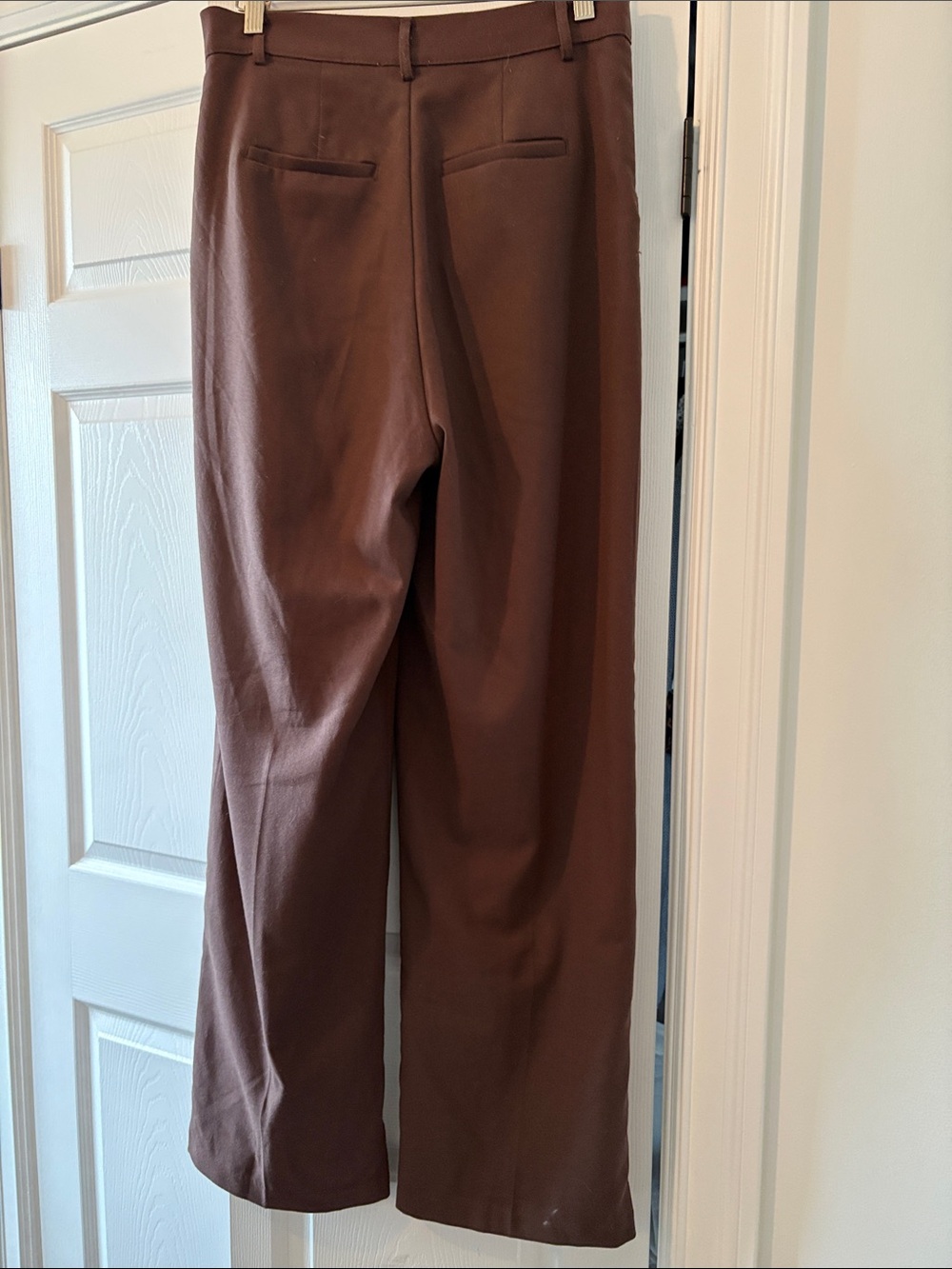 Garage Women's Brown Straight-Leg Trousers - Picture 2 of 7